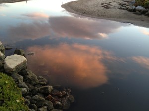 Sunset in the underwater world!