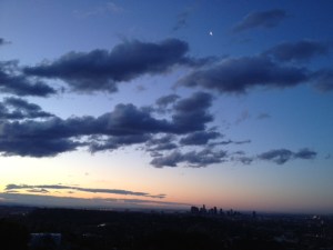 Sunrise, portrait mode