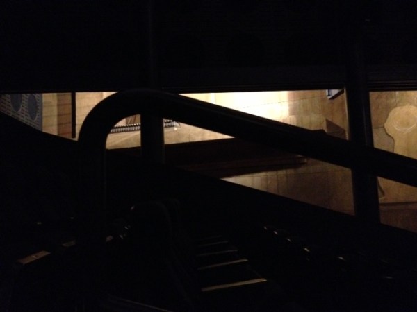 Classy stair railing.