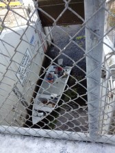 Fishing boat heading for the lake.