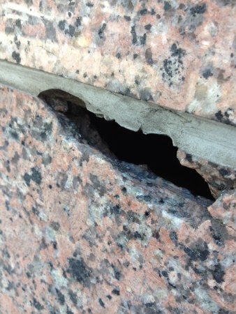 Entry to the world behind.